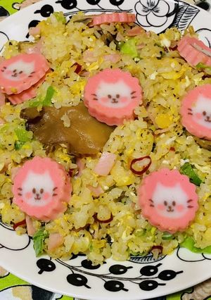 白猫にゃるとのチャーハン-レシピのメイン写真