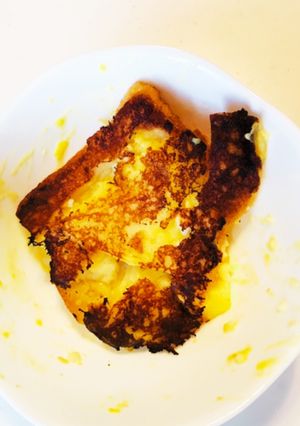 離乳食中期〜パン粥　野菜フレンチトースト-レシピのメイン写真