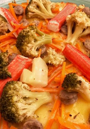 野菜たっぷり じゃがいもピザ-レシピのメイン写真