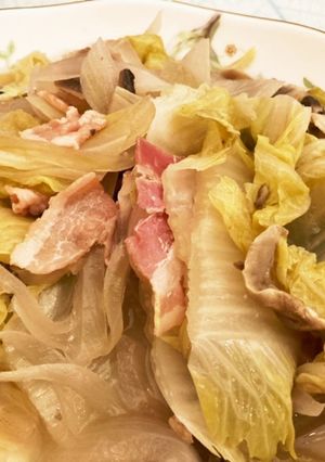 白菜ベーコンのミルフィーユ煮込み-レシピのメイン写真