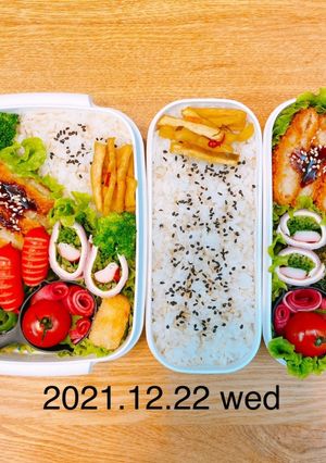 2パターンお弁当★012-レシピのメイン写真