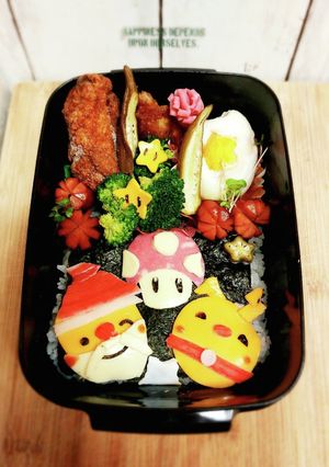 ★マリオキャラ★で☆サンタクリスマス弁当-レシピのメイン写真