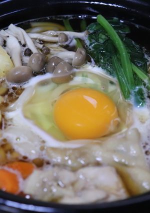 あつあつ！鍋焼きうどん-レシピのメイン写真