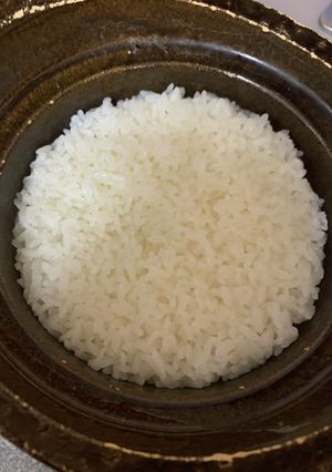 土鍋で無洗米を美味しく炊き上げる-レシピのメイン写真