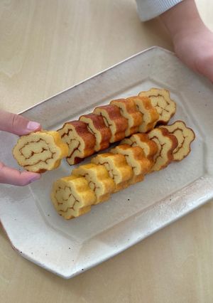 ＜子どもレシピ＞伊達巻　子どもの正月仕事-レシピのメイン写真