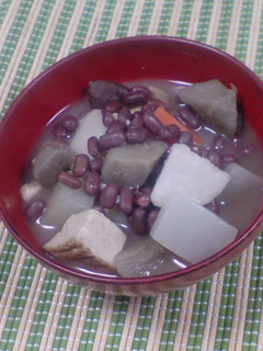 からだぽかぽか小豆と根菜たっぷりいとこ煮-レシピのメイン写真