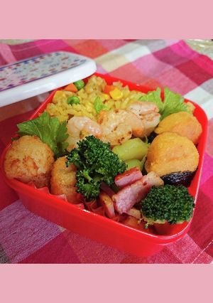 カレーピラフ弁当-レシピのメイン写真