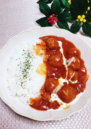 子供喜ぶ♡ミートボールカレー-レシピのメイン写真