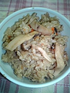 きのことじゃこの炊き込みご飯-レシピのメイン写真
