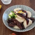 ほたるいかの沖漬けと長芋のおつまみ