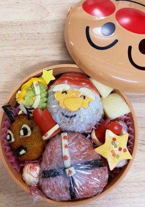 サンタさんとルドルフ弁当 Part2-レシピのメイン写真