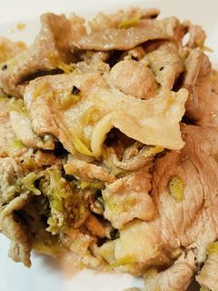みょうがと豚こま炒め-レシピのメイン写真