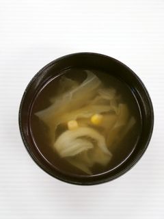 キャベツとコーンのスープ-レシピのメイン写真