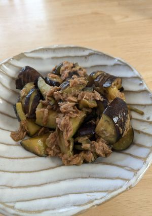 ツナと茄子の炒め物-レシピのメイン写真