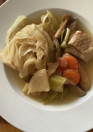 塩豚と野菜のブイヨンがいらないスープ-レシピのメイン写真