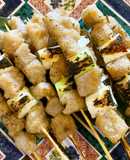 金沢一本太ねぎとおからこんにゃくの焼き鳥