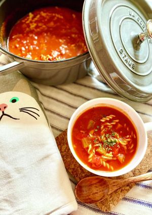 無水鍋でほったらかし＊ミネストローネ-レシピのメイン写真