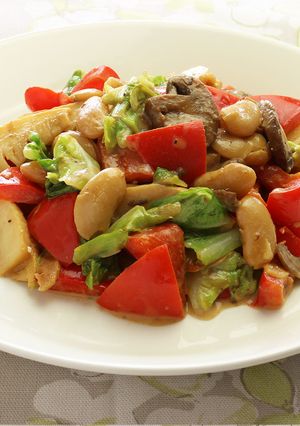 大福豆のクリームチーズ炒め-レシピのメイン写真