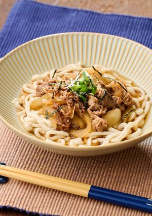低糖質牛丼の具で絶品肉うどん-レシピのメイン写真