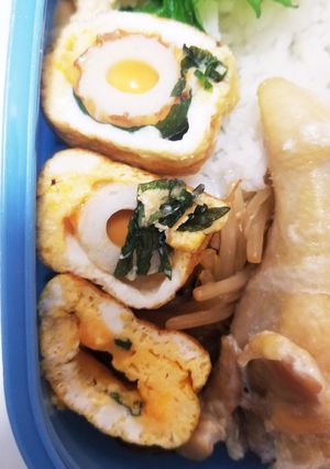 チーズちくわin大葉チェダー卵焼き♡美味-レシピのメイン写真