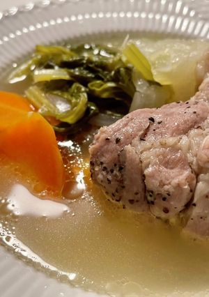 豚肩ロースと香味野菜のスープ-レシピのメイン写真