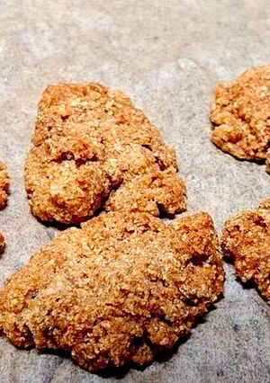 糖質制限。おからときなこのレンジクッキー-レシピのメイン写真