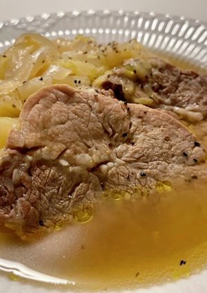 豚肩ロースとキャベツのスープ-レシピのメイン写真