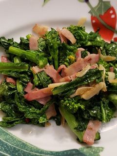 菜の花のペペロンチーノ-レシピのメイン写真