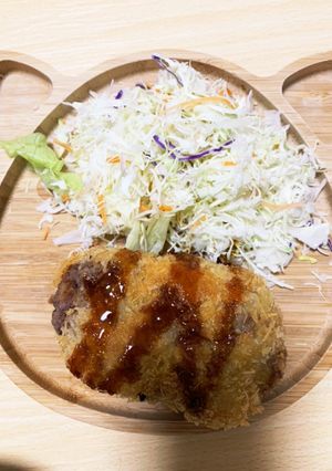 食べごたえすごい!特大メンチカツ☆-レシピのメイン写真