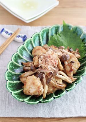 ヘルシー☆鶏むね肉としめじのおかか炒め-レシピのメイン写真