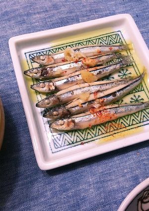 電気圧力鍋で◎きびなごのコンフィ-レシピのメイン写真
