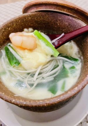 とろみ餡かけ♡中華風茶碗蒸し-レシピのメイン写真
