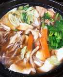 鶏肉ちゅるん♡とろみがあったか治部煮風鍋