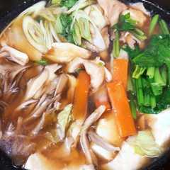 รูปของ 鶏肉ちゅるん♡とろみがあったか治部煮風鍋