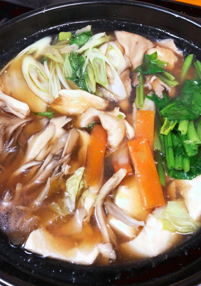 鶏肉ちゅるん♡とろみがあったか治部煮風鍋-レシピのメイン写真