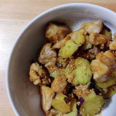 【主菜】鶏肉とさつまいものごま味噌焼き-レシピのメイン写真