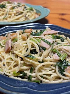 ♡ほうれん草入クリームパスタでほっこり♡-レシピのメイン写真