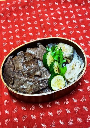 12/22 焼肉弁当-レシピのメイン写真
