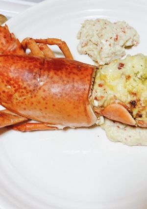 甲羅を生かしたオマール海老チーズ焼き♪-レシピのメイン写真