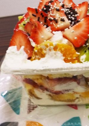 スプーンで、食べるでクリスマスケーキ-レシピのメイン写真