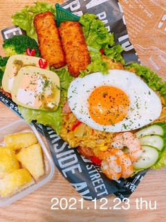 男子高校生お弁当★122Xmas ver-レシピのメイン写真
