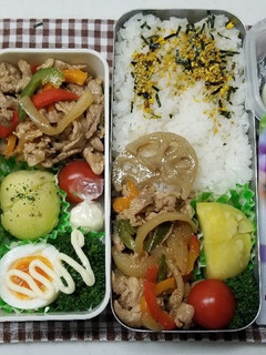 豚肉パプリカ炒め弁当(12.23)-レシピのメイン写真