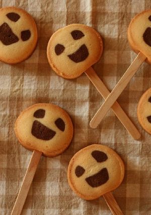 棒付きクッキーの生地-レシピのメイン写真