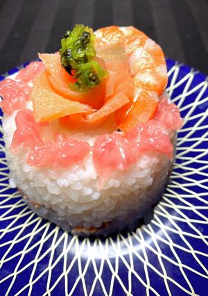 クリスマスに、お寿司のケーキ-レシピのメイン写真