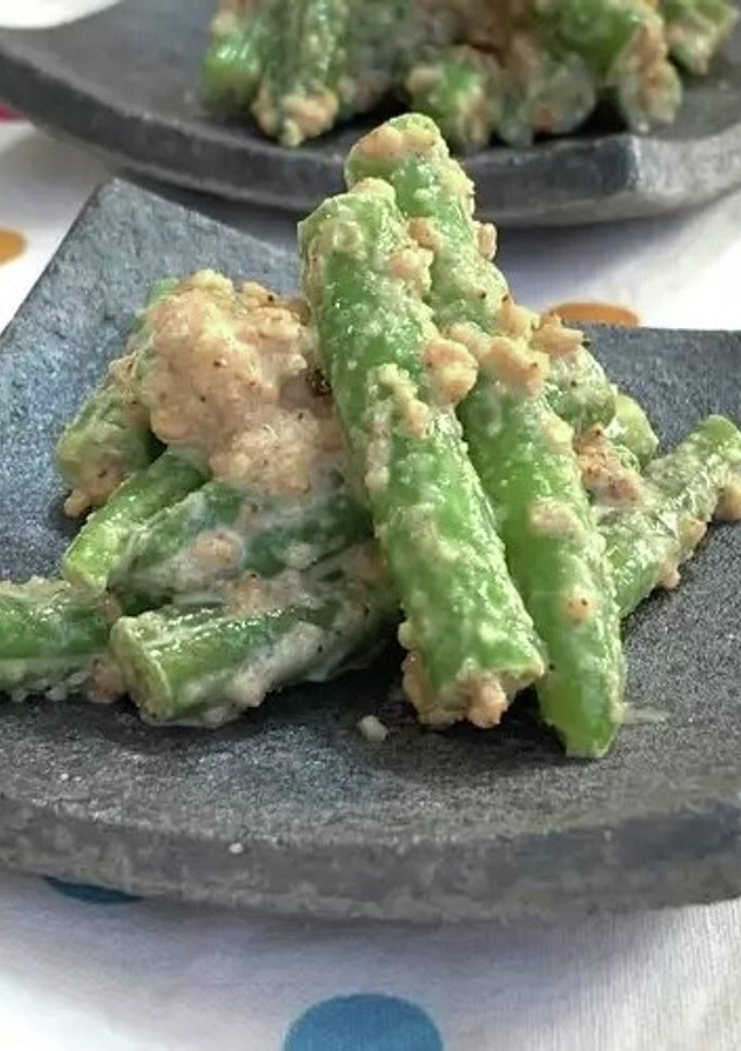 いんげんのごま和え（マヨぽん味）-レシピのメイン写真