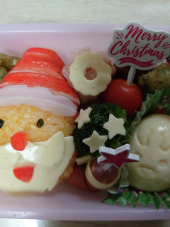 クリスマスのお弁当(幼稚園 年長)-レシピのメイン写真