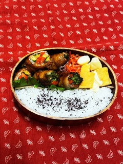 12/23 肉巻き弁当-レシピのメイン写真