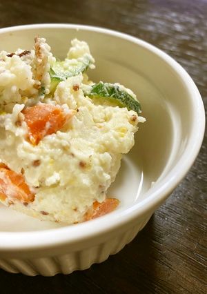 マスタード風味のポテトサラダ/七尾市給食-レシピのメイン写真