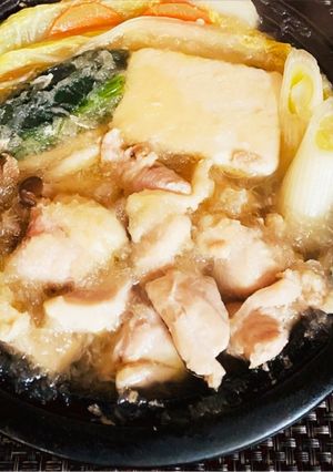 ノンアルコールビールで煮込むみぞれ鍋-レシピのメイン写真
