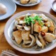 鶏ささみときのこのガリバタしょうゆ